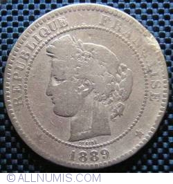 Image #2 of 10 Centimes 1889 A