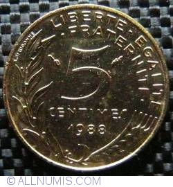 Image #1 of 5 Centimes 1988