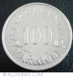 100 Markkaa 1957