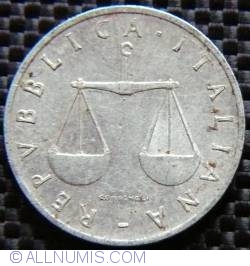 Image #2 of 1 Lira 1957