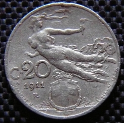 Image #1 of 20 Centesimi 1911