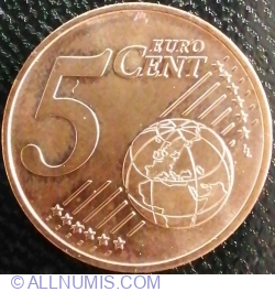 Image #1 of 5 Euro Cent 2021 D