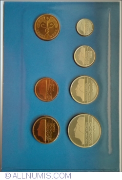 Set Monetarie 1993 - KM202-206, 210 + Limburg medal