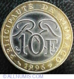 Image #1 of 10 Francs 1996