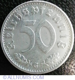 50 Reichspfennig 1935 G
