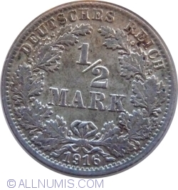 1/2 Mark 1916 J