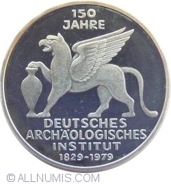 Image #2 of 5 Mărci 1979 J - 150 de ani de la înființarea Institutului Arheologic German (PROOF)