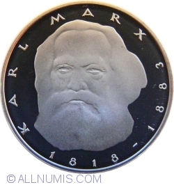 Image #2 of 5 Mărci 1983 J - 100 de ani de la moartea lui Karl Marx (PROOF )