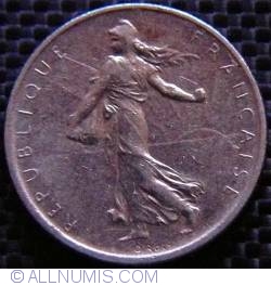 1/2 Franc 1965 - Litere mici pe revers