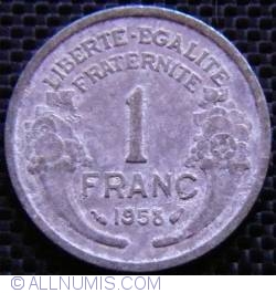 Image #1 of 1 Franc 1958