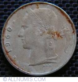 Image #2 of 1 Franc 1960 Belgie