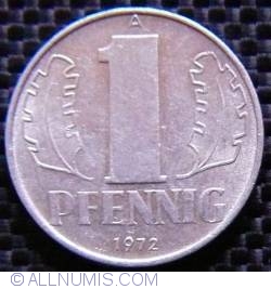 Image #1 of 1 Pfennig 1972 A