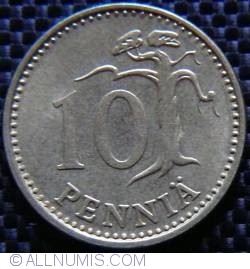 10 Pennia 1974