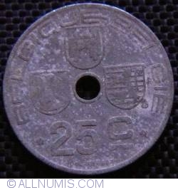 25 Centimes 1942 Belgique-belgie