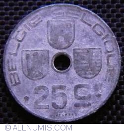 25 Centimes 1943 Belgie-belgique