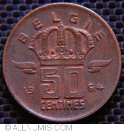 Image #1 of 50 Centimes 1964 (België)