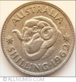 Image #1 of 1 Shilling 1962