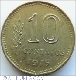 Image #1 of 10 Centavos 1975