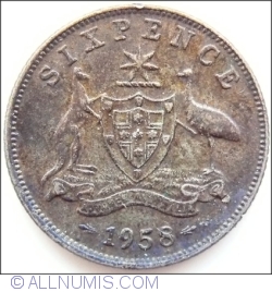 Image #1 of 6 Pence 1958