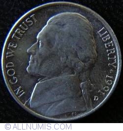 Image #2 of Jefferson Nickel 1991 D