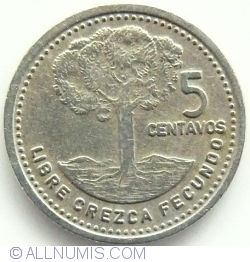 Image #1 of 5 Centavos 1985