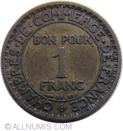Image #1 of 1 Franc 1920