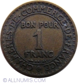Image #1 of 1 Franc 1924 - 4 Inchis