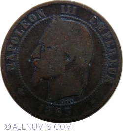 Image #2 of 10 Centimes 1863 A