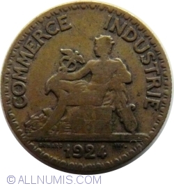 Image #2 of 50 Centimes 1924 - 4 Inchis