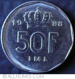 Image #1 of 50 Francs 1988