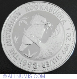 Image #2 of 1 Dollar 1993 - Kookaburra