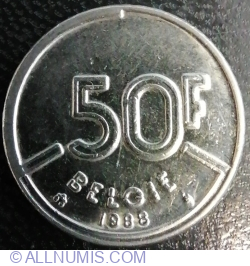 Image #1 of 50 Francs 1988 (België)