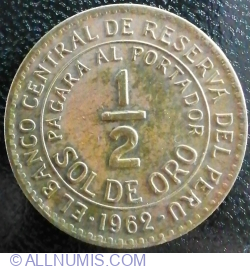 Image #1 of ½ Sol de Oro 1962