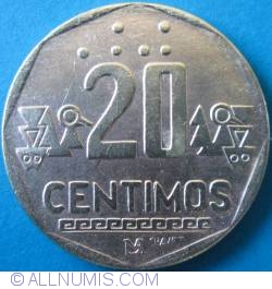 Image #1 of 20 Centimos 1991
