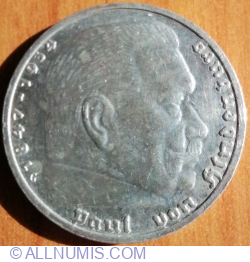 5 Reichsmark 1938 G