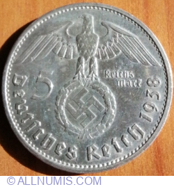 5 Reichsmark 1938 G