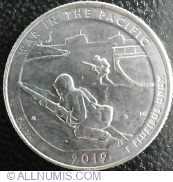 Image #1 of Quarter Dollar 2019 D - War in the Pacific, Guam