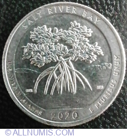 Image #1 of Quarter Dollar 2020 D - Salt River Bay National Historical Park and Ecological Preserve