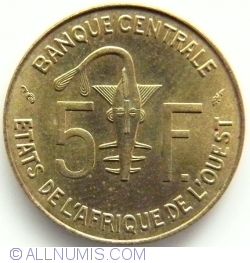 Image #1 of 5 Francs 1979