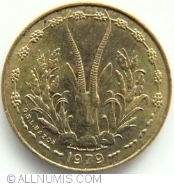 Image #2 of 5 Francs 1979
