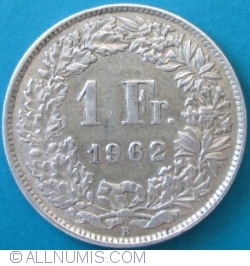 Image #1 of 1 Franc 1962