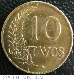 Image #1 of 10 Centavos 1961