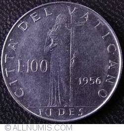 100 Lire 1956 (XVIII)
