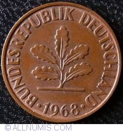Image #2 of 2 Pfennig 1968 G