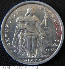 Image #2 of 2 Francs 1987