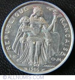 5 Franci 1986