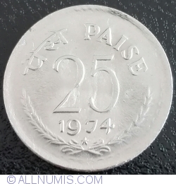 Image #1 of 25 Paise 1974 (H)