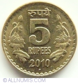 Image #1 of 5 Rupees 2010 (N)