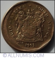 Image #2 of [ERROR] 10 Cents 1993 - Off-center striking