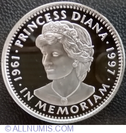 20 Dollars 1997 - In Memoriam: Princess Diana